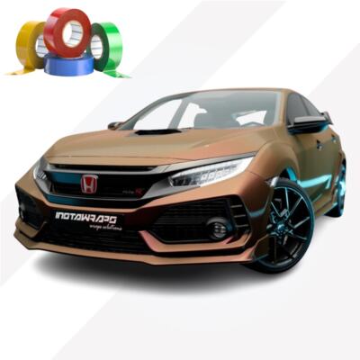 Avery Dennison Chrome Delete / Stripes | Colorflow Satin Rising Sun | 446-S