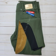 Tailored Sportsman Ladies Vintage Trophy Hunter Sock Bottom Breech Loden/Tan