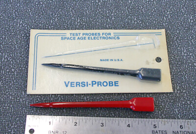 Versi Probe Alligator Clip to Non-Shorting Micro Tip Test Probe NOS from 80's