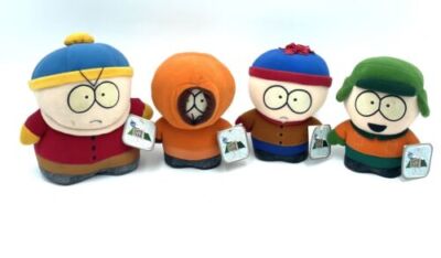 South Park 1998 Original Stan, Kyle, Cartman & Kenny With Tags Rare # QB