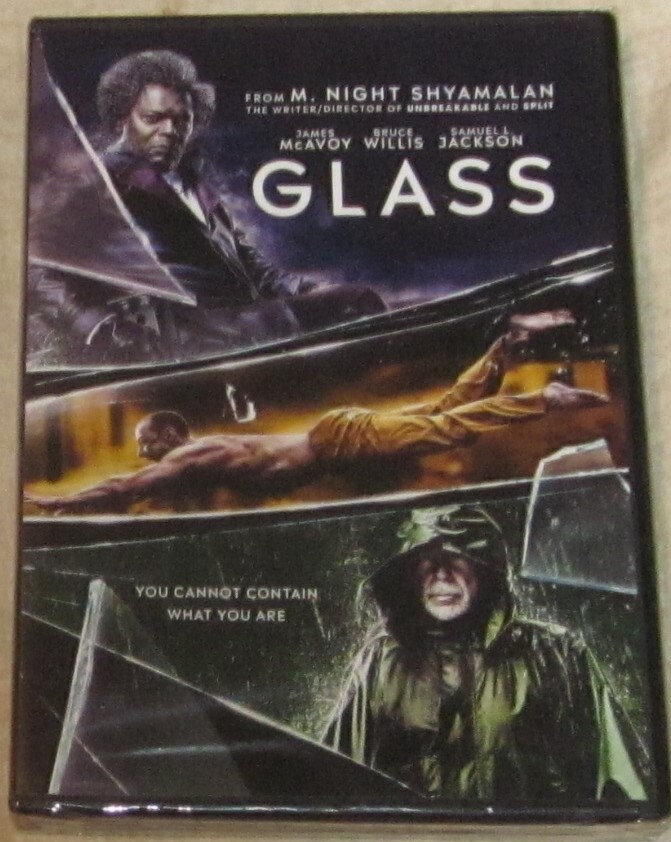 Glass (M.Night Shyamalan Sci-Fi DVD, 2019)(Bruce Willis