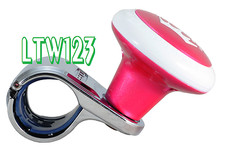Universal Durable Steering Wheel Spinner Suicide Knob Handle For Cartruckpink