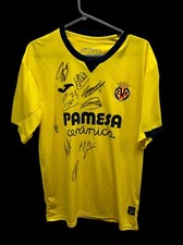 Villareal Hand Signed Home Squad Shirt 3