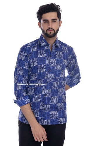 Casual Shirt Indian Voile Long Sleeve 