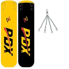 PDX 4Feet UNFILLED Punching Bag Set Heavy Duty MMA with Chain, and Bag