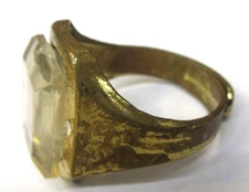 1946 LONE RANGER WEATHER FORECASTING ring Kix Cereal Mail-In radio Premium yz