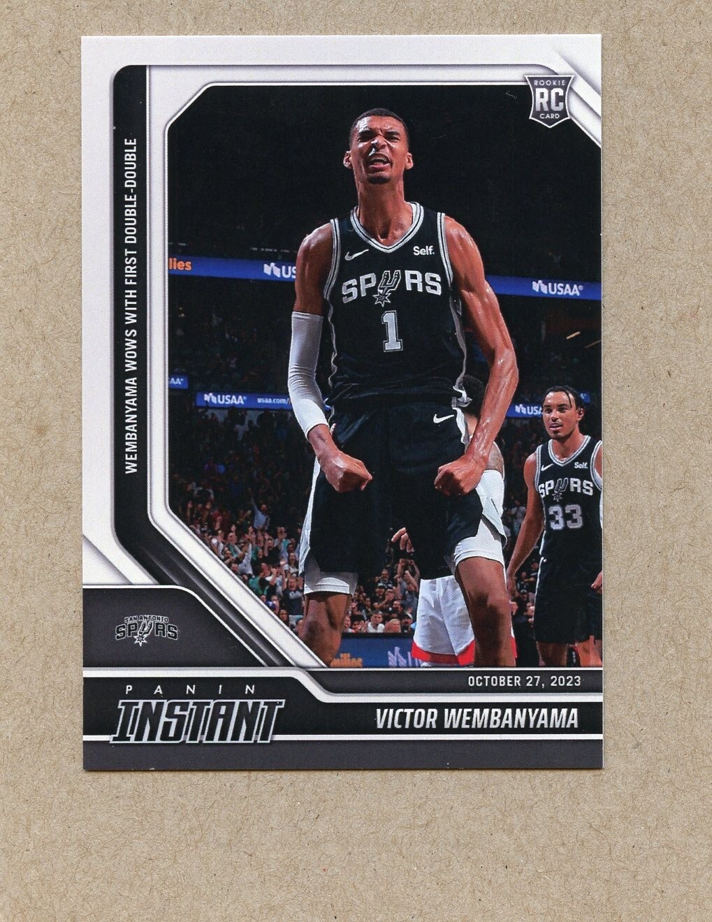 Victor Wembanyama 2023 Panini Instant #19 Base (Print Run