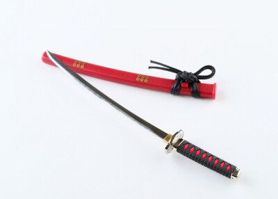 Nikken Samurai Brieföffner Katana Papiermesser mit Ständer Made in Seki City ...