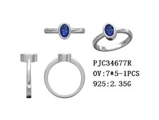 Sterling Silver Semi Mount Ring Setting Oval OV 7x5mm