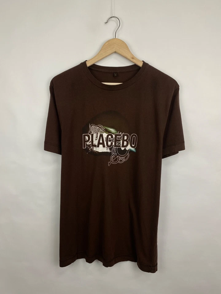 🇬🇧 Camiseta Vintage Placebo Banda Británica Indie Rock Alternativo Talla L Foto 2 de 4