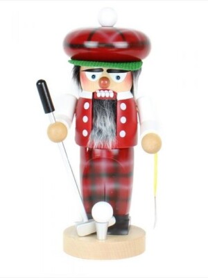 RETIRED STEINBACH GERMAN NUTCRACKER Golfer Chubby Golf Master 11.5  NEW in Box