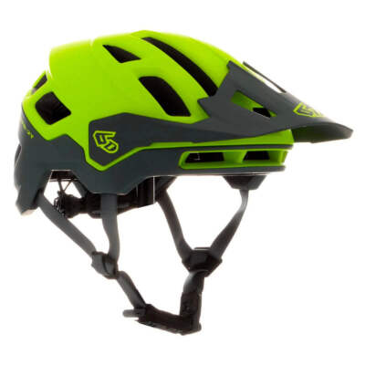 6D ATB-2T MTB Helm Ascent Matte Hi Viz gelb/grau