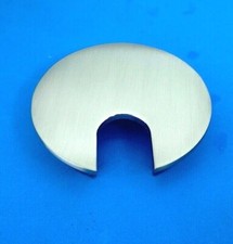 Computer Desk Table Grommet Cable Tidy Port Wire Hole Surface Cover Brush Nickel