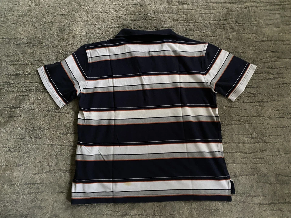 Aeropostale - Navy Block Stripes Polo 短袖衬衫 - XL 码 预购 — 第 2/4 张图片