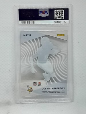 PSA 10 Justin Jefferson 2020 Chronicles Clear Vision #CV11 RC