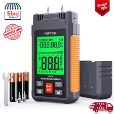 TS-630 Wood Moisture Meter for Firewood/Drywall 2.25 inch LCD Screen with 3Color