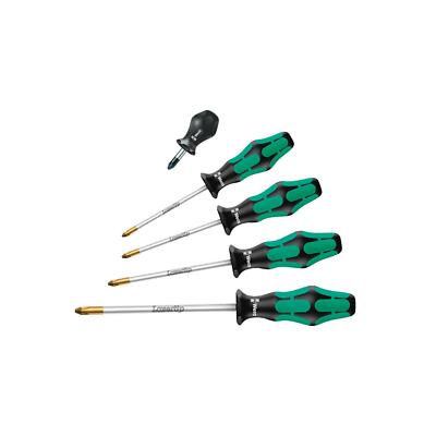 Wera 05346300001 Kraftform Plus Phillips Screwdriver Set 5 Pieces
