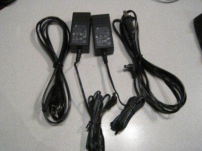 2 X Polycom SPS-12-015-240 Power Supply 24V 500mA AC Adapter P/N1465-42340-001
