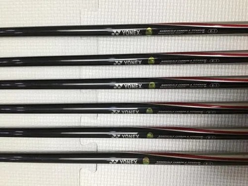 YONEX Cyber Star NANO V IronSet RH 6pcs 5.7.8.9.Pw.Aw Graphite Flex R - Picture 4 of 5