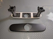 Genuine Delta Kitchen Faucet Matte Black Cover Plate Escutcheon M4 46452 3 Hole
