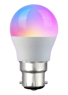 1X LED Pro Lite Farbwechselnde Glühbirne G45 Golf Party Glühbirne Lampe BC B22