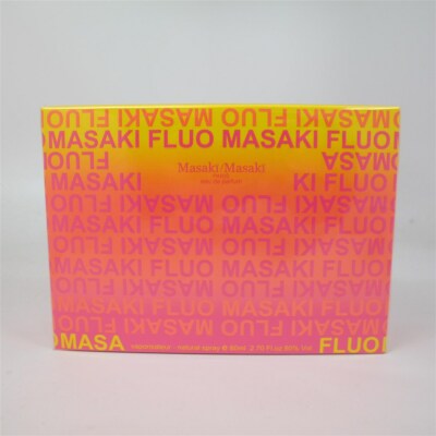 FLUO by Masaki Matsushima 80 ml/ 2.7 oz Eau de Parfum Spray NIB