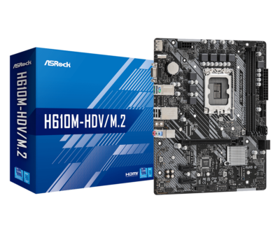 i5 12400&H610M-HDV/M.2 セット INTEL CORE i5 12400 BUNDLE - 6 CORE - ASROCK H610M-HDV/M.2