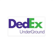 DedEx Underground Parody of FedEx Ground Bumper Stickers