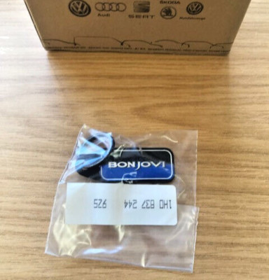 Volkswagen Bonjovi Schlüsselanhänger Key Fob - Golf MK3 GTI VR6 - NOS Original VW Geschenk