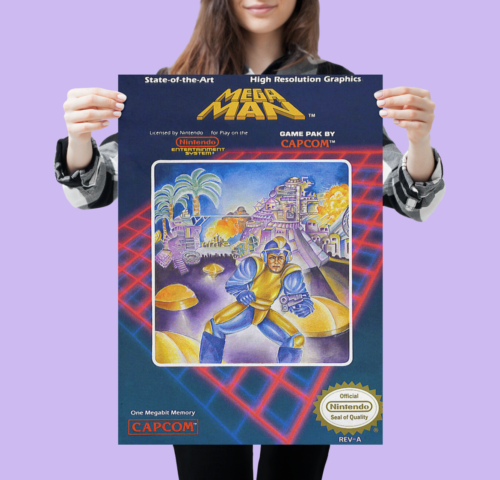 Retro NES Poster Vintage Super Nintendo Poster 80er 90er Jahre Wandkunst A5 A4 A3 A2 - Bild 32 von 52
