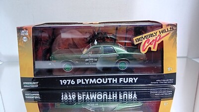 Greenlight 1:43 Plymouth Fury 1976 Beverly Hills Cop Mint In Box CHASE VERSION !