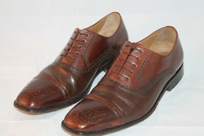 Florsheim Imperial Men\'s Brown Leather Cap Toe Brogue Oxford Shoes | Bio Comfort Mens Florsheim Imperial Cap-Toe Brogue Oxfords Bio Comfort  main image 2
