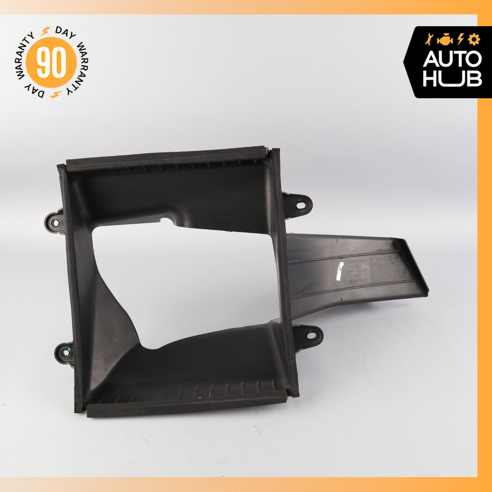 2014 Maserati Quattroporte Front Left Side Intercooler Duct Shroud 670002899 OEM