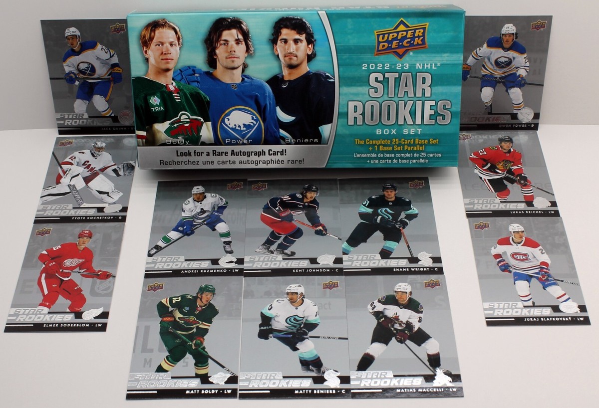 2022-23 Upper Deck Star Rookies Box Set Single Card Pick List RC