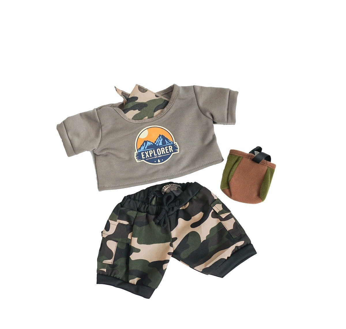 Explorer Outfit Stuffed Toy Clothes - Fits 14-18 Inch Build-A-Bear & Other Plush