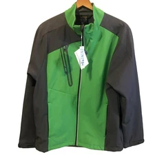 North End Men's Green & Gray Jacket With UTK Warm.Logik Technology Reflective Br