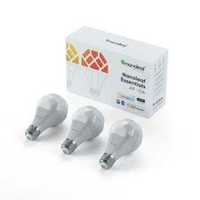 3X (3 Pack) Nanoleaf Essentials HomeKit A19 | E26 Smart Bulbs