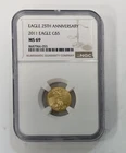 2011 1/10 Oz Gold American Eagle NGC MS69
