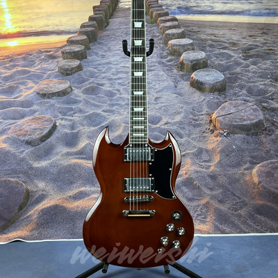 Brown SG Standard electric guitar ABR bridge bone nut USA in stock ship quickly