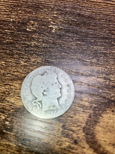 1914-D Barber 90% Silver US Quarter Coin 25c  Condition Val1