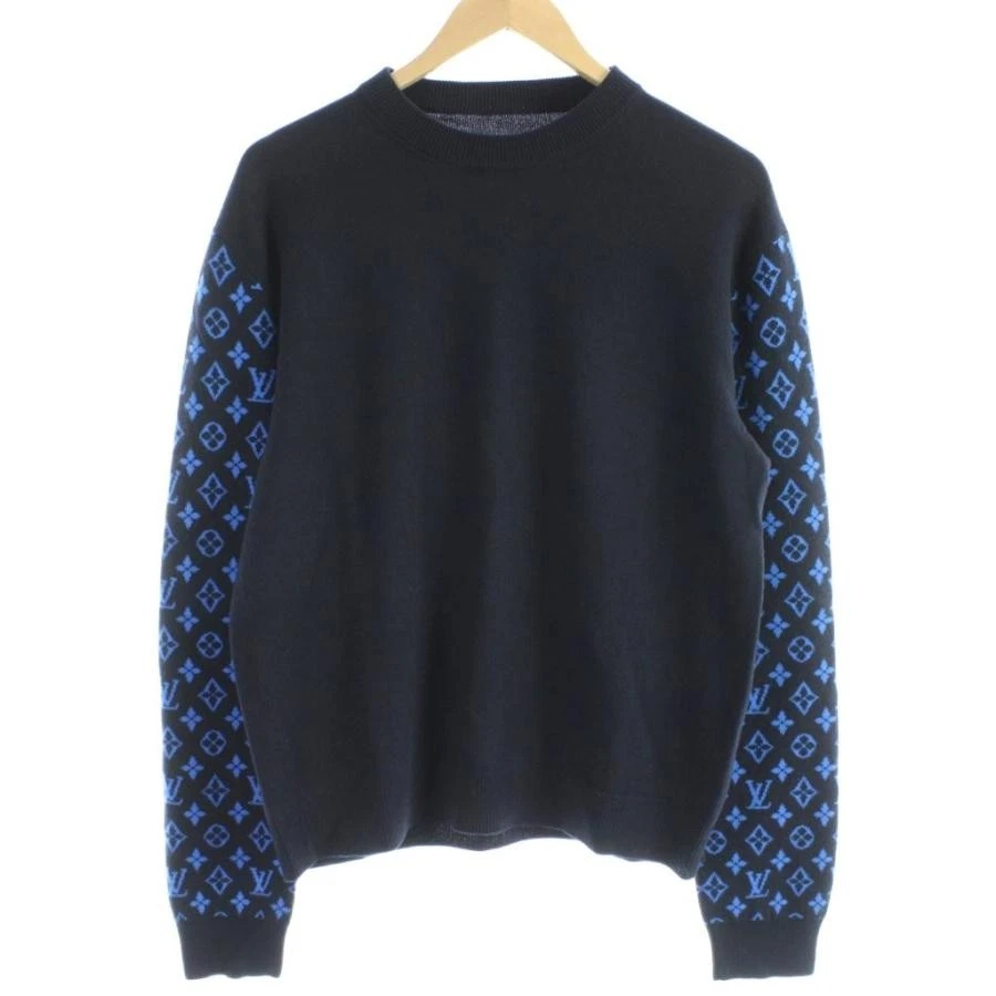 Louis Vuitton Blue Crew Neck Sweaters for Men for sale | eBay