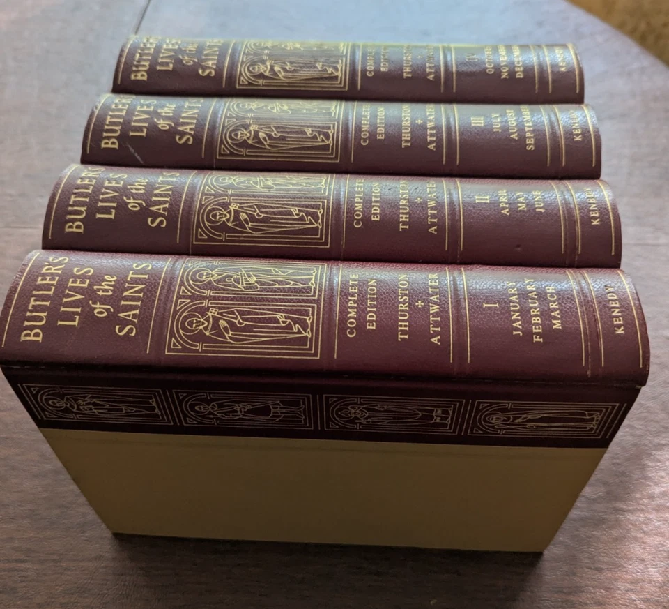 Butler's Lives of the Saints - Complete 4 Volume Set by Herbert Thurston, S.J. - Image 3 of 4
