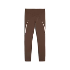 PUMA Studio Ultrabare High Waist 78 Athletic Leggings Womens Brown Athletic Casu