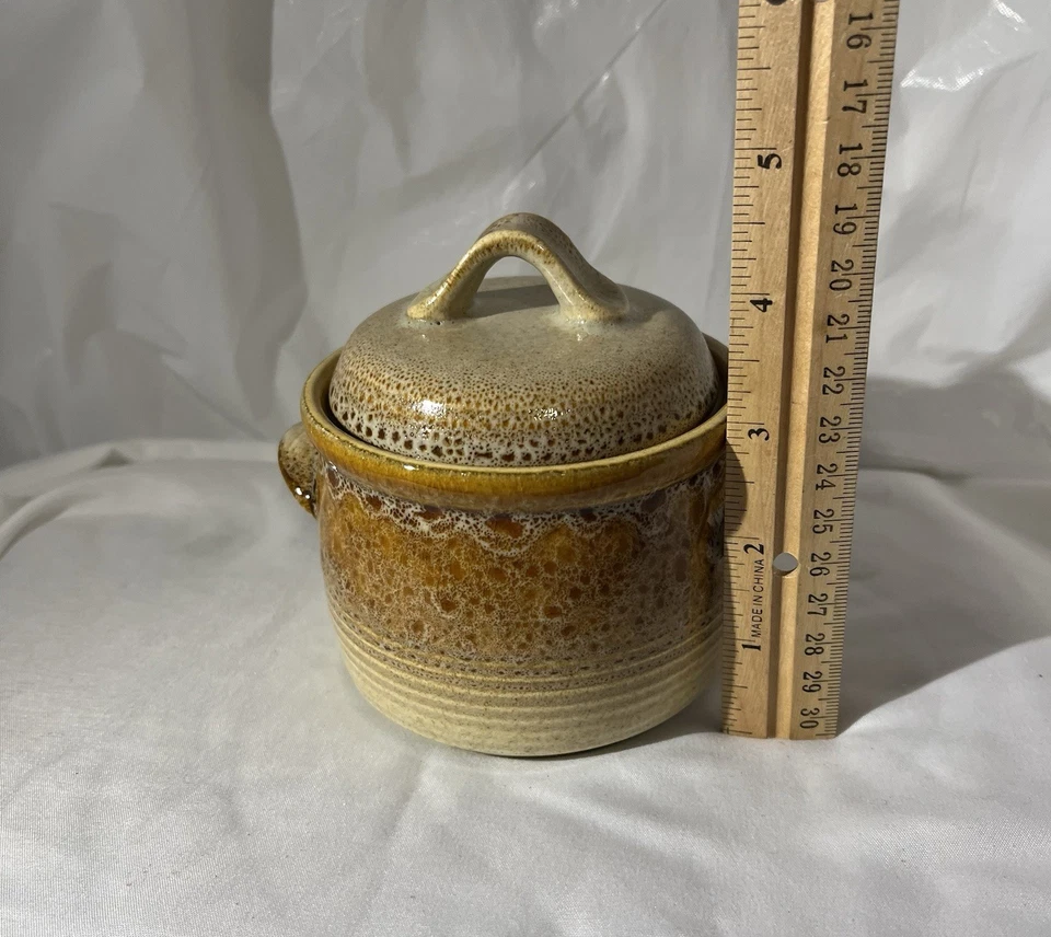 Azúcar y tapa de gres Mikasa Nature’s Song años 70 Foto 2 de 4