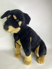 Russ Yomiko Classics Rottweiler Dog Puppy Realistic Plush Stuffed Animal Toy 22"