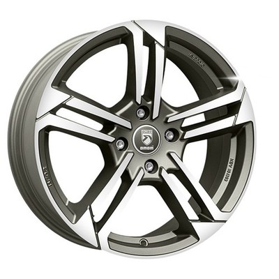 ALLOY WHEEL MOMO TWIST FOR VOLKSWAGEN GOLF V PLUS 7X17 5X112 MATT GRAPHITE POLI