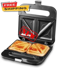 Máquina para hacer sándwiches y paninis, queso a la plancha, tortillas de atún f