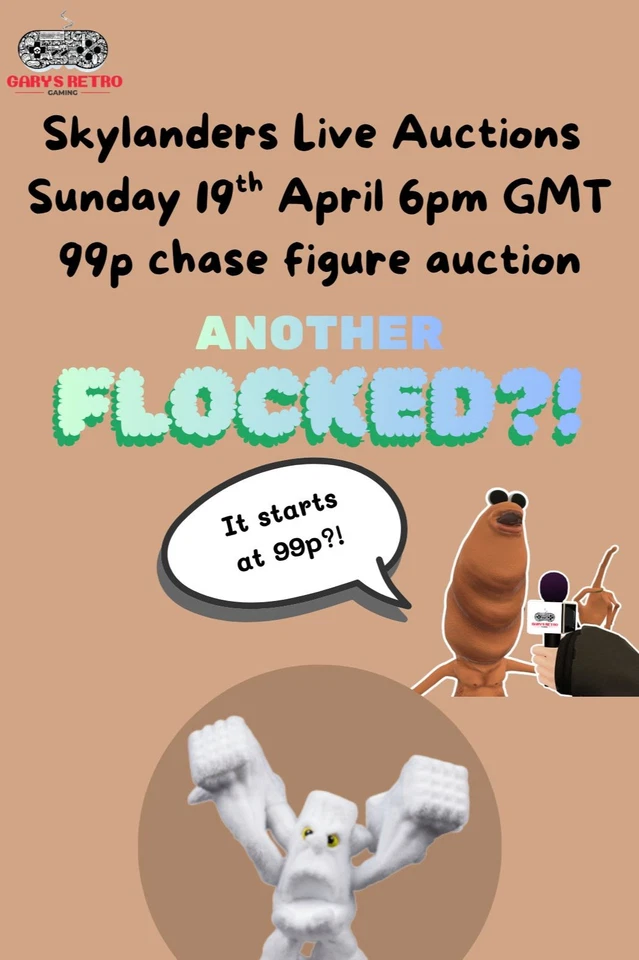 SKYLANDERS LIVE AUCTIONS - Yes another flocked figure, this time its boxed!