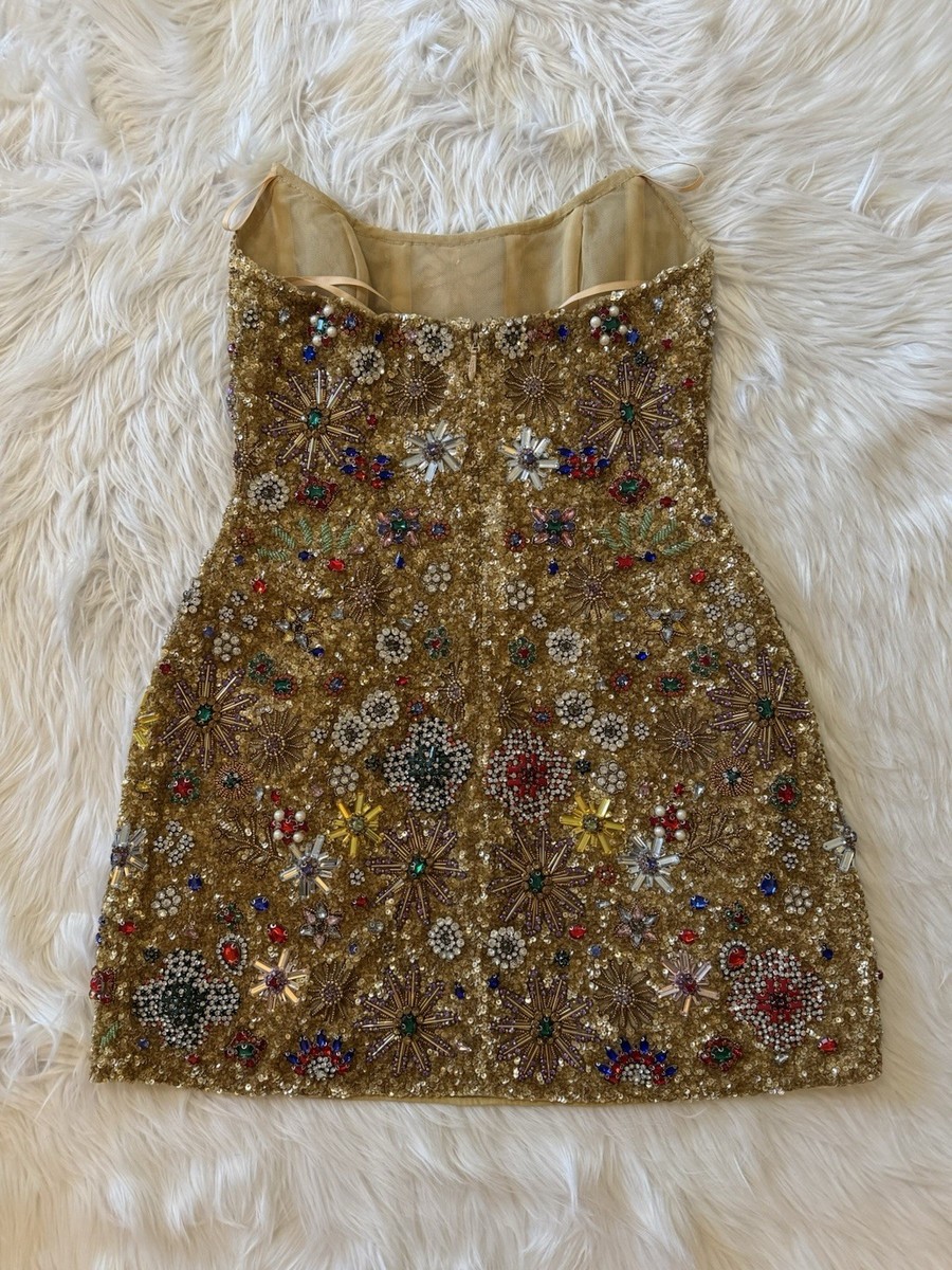 grey lab strapless mini dress Labyrinth Mini Dress Silver main image 1