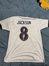 Lamar Jackson Signed Jersey NFL Baltimore Ravens Global Authentics COA XL